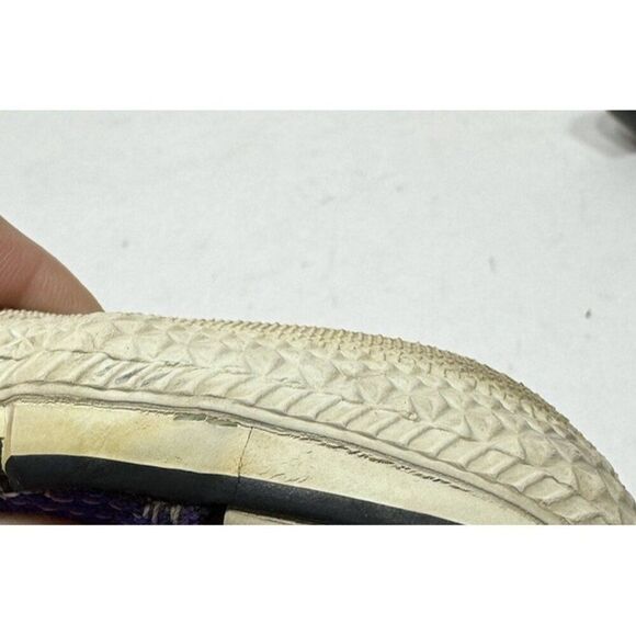 Vintage Converse All Star Chuck Taylor Purple High Top Made in USA Mens Size 5 - Picture 8 of 11